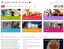 Tablet Screenshot of mixologygroup.co.uk